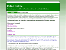 Tablet Screenshot of c-test-online.de